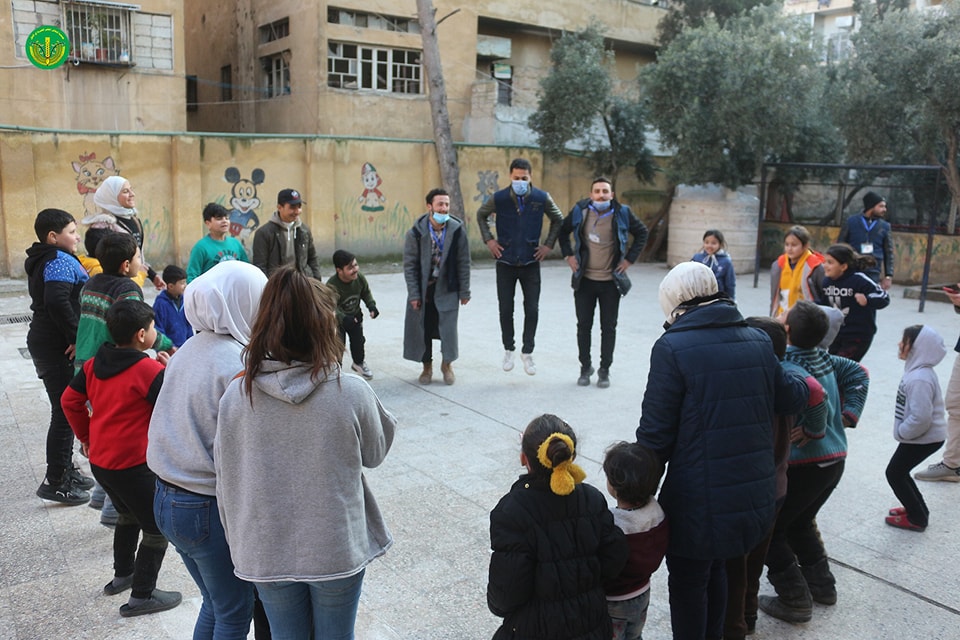 حتى بتعبنا بالبذل مستمتعين